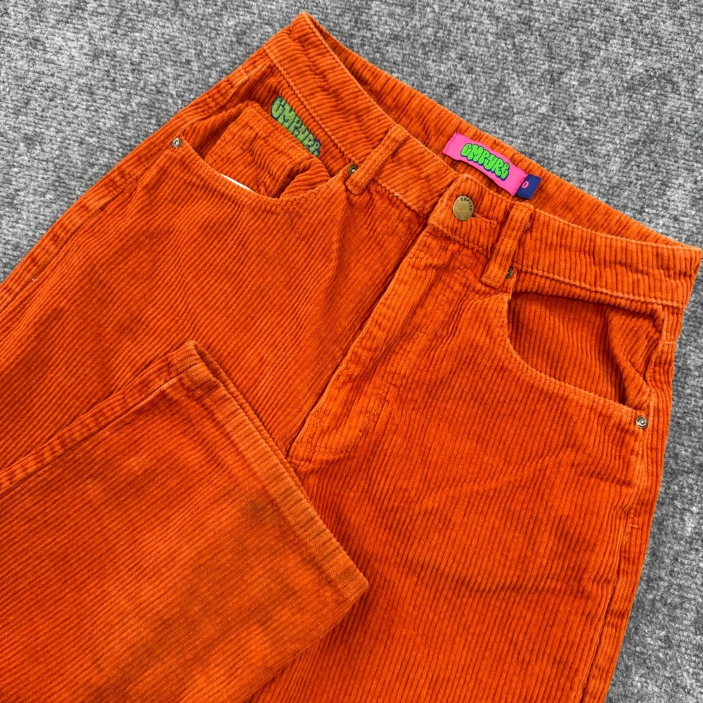 Empyre Tori Corduroy Pants Size 0 Orange Baggy Skate Wide Leg Men's